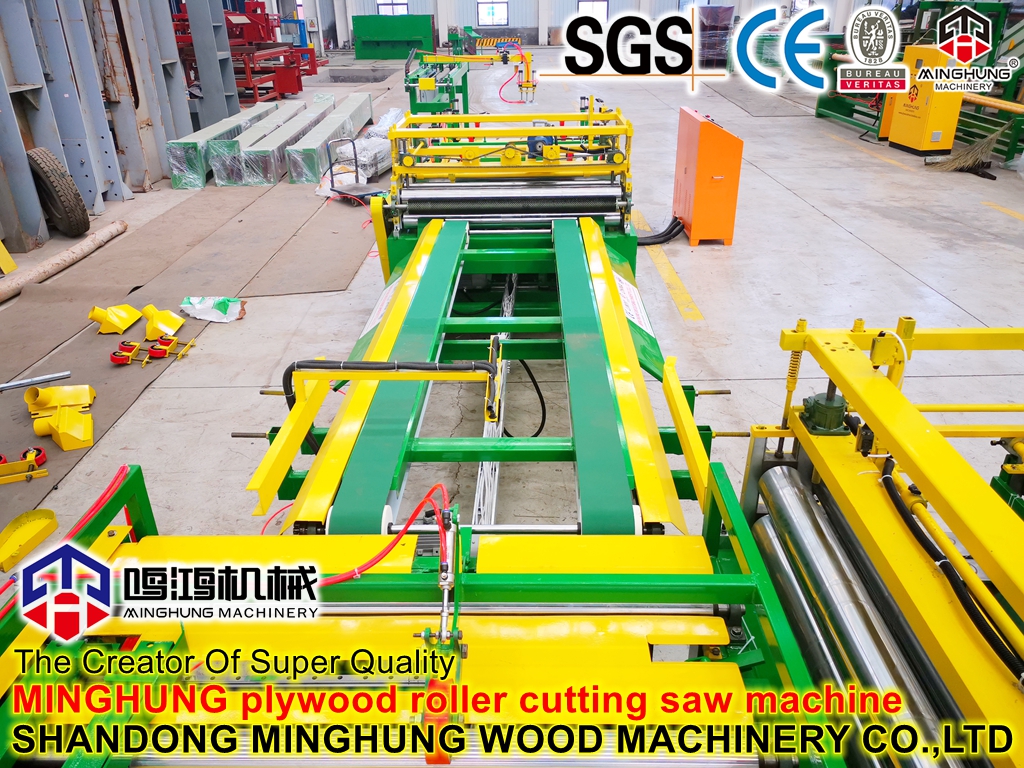 Edge Trimming Saw with Lift Table Kaldırma masası ile kontrplak kenar kesme testeresi