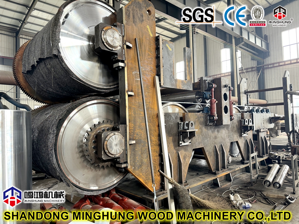 continuous pre-press machine for particleboard Parçacık Tahta İçin Sürekli Ön Baskı Makinesi