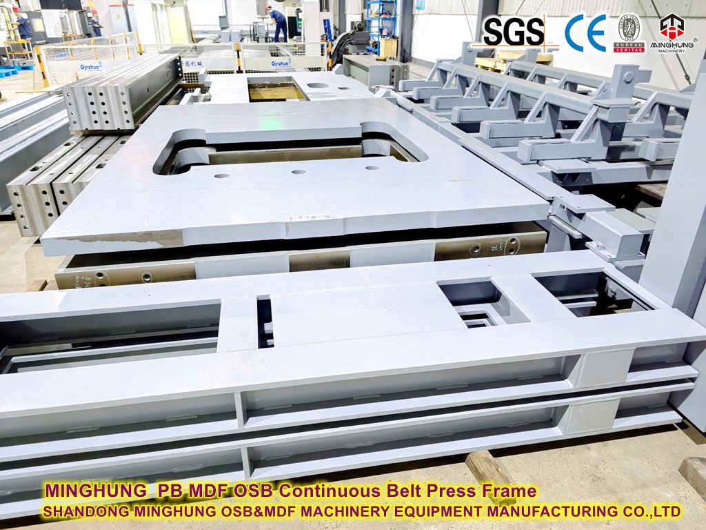 MINGHUNG PB MDF Continuous Belt Press Frame MINGHUNG PB MDF Sürekli Kemer Pres Çerçevesi
