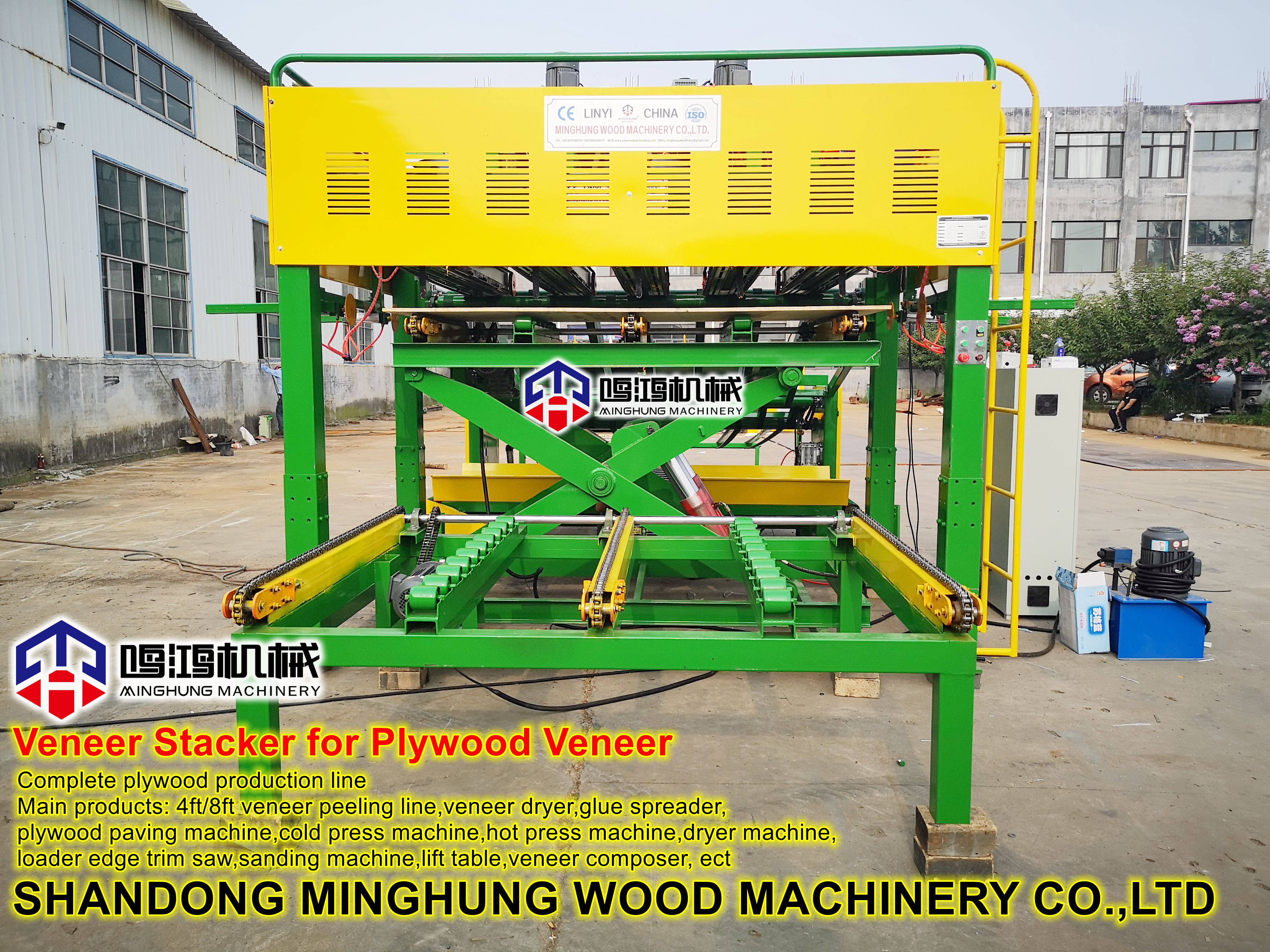 Veneer stacker Kontrplak için kaplama istifleyici