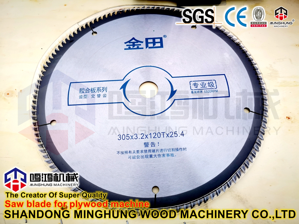 Saw blade for plywood cutter Kontrplak kesici için testere bıçağı