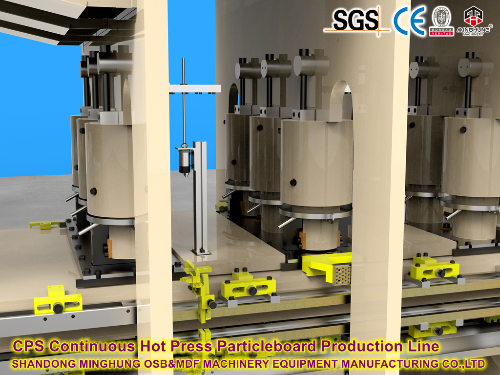 CPS Continuous Hot Press OSB Production Line CPS Sürekli Sıcak Pres OSB Üretim Hattı