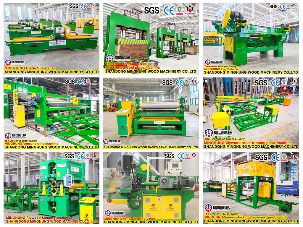 kontrplak üretim hattı