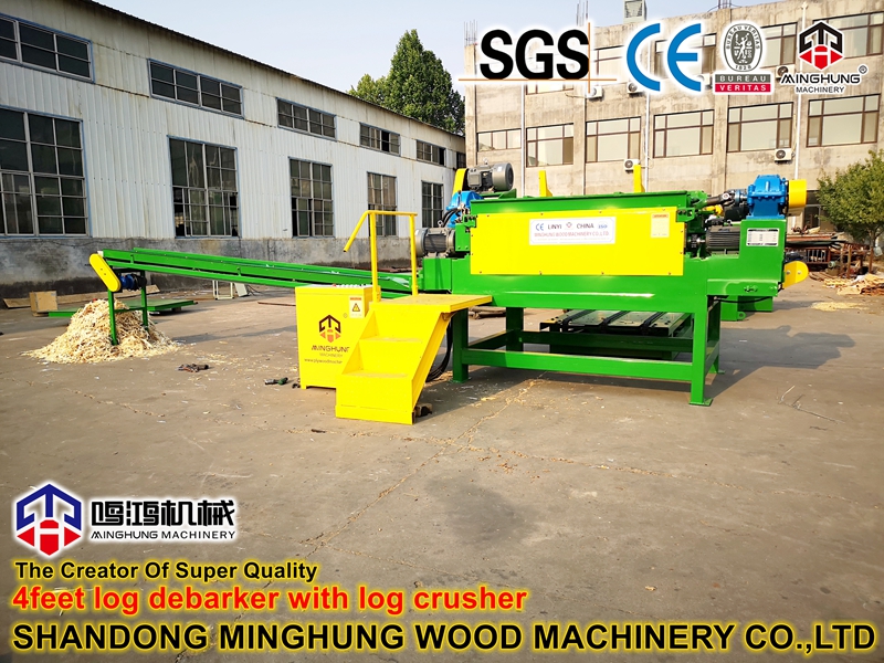 kütük kırıcı kabuk soyucu