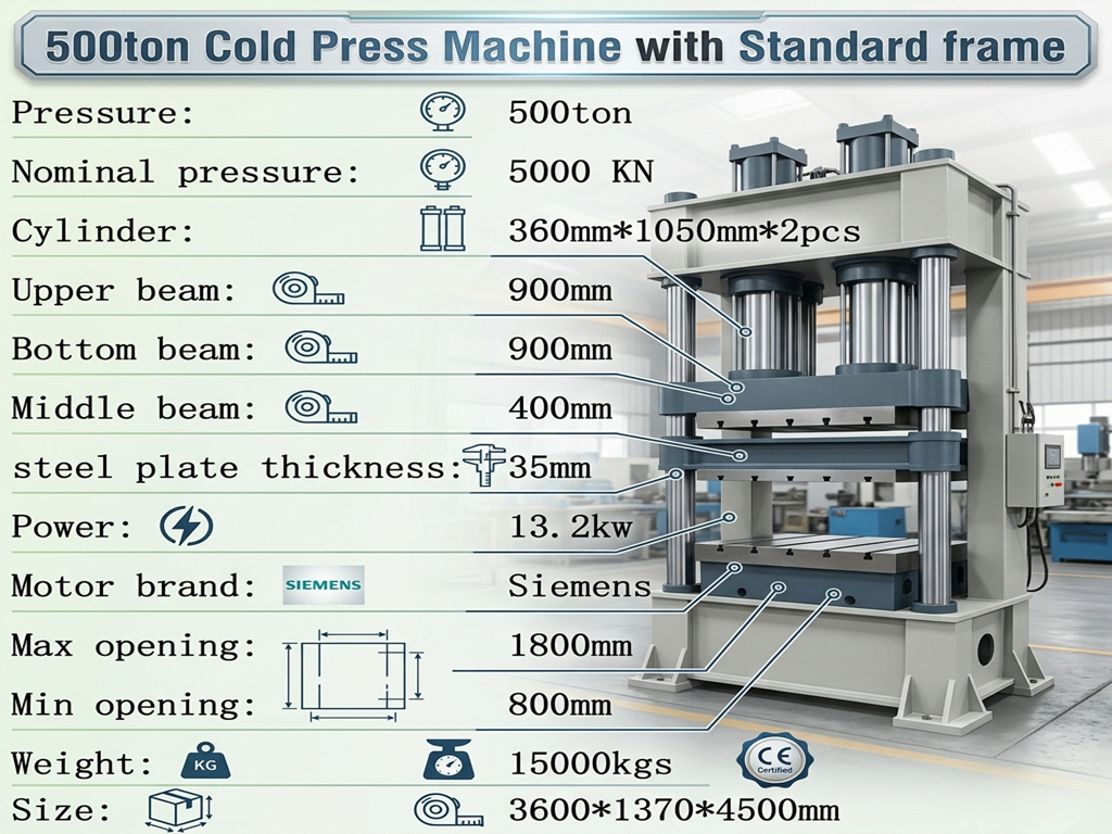 500T cold press machine 500T kontrplak soğuk pres