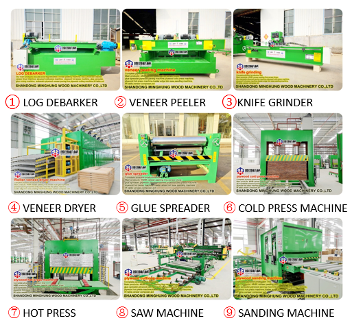 kontrplak makine hattı