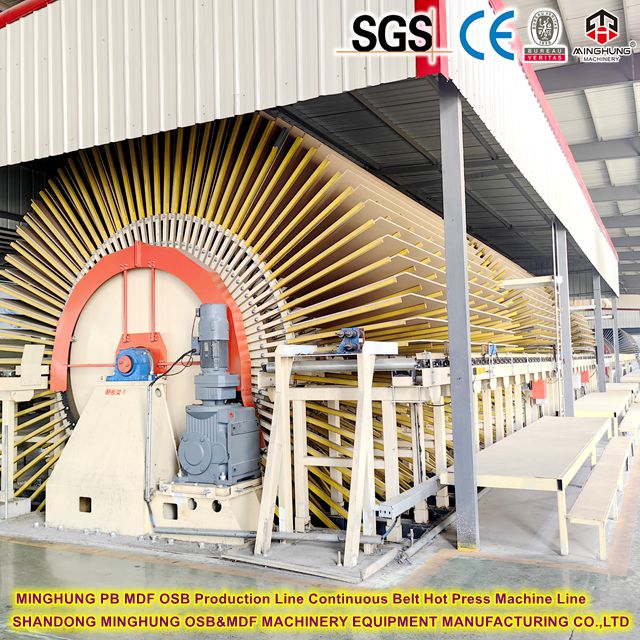 PB MDF OSB Sürekli Kemer Sıcak Pres Makine Hattı