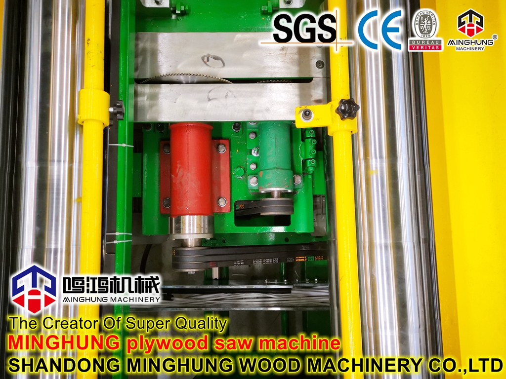 Kontrplak Üretim Hattı Kenar Kesme Testere Makinası