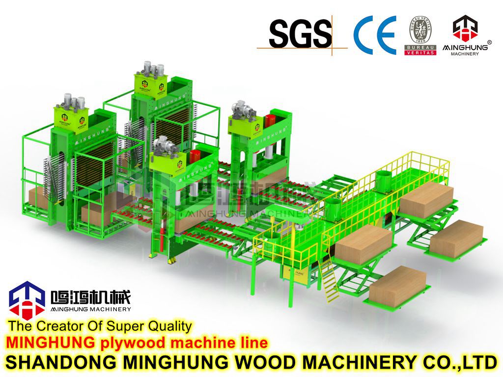 Kontrplak Kereste Fabrikası Endüstrisi için Çin Kontrplak Makinesi