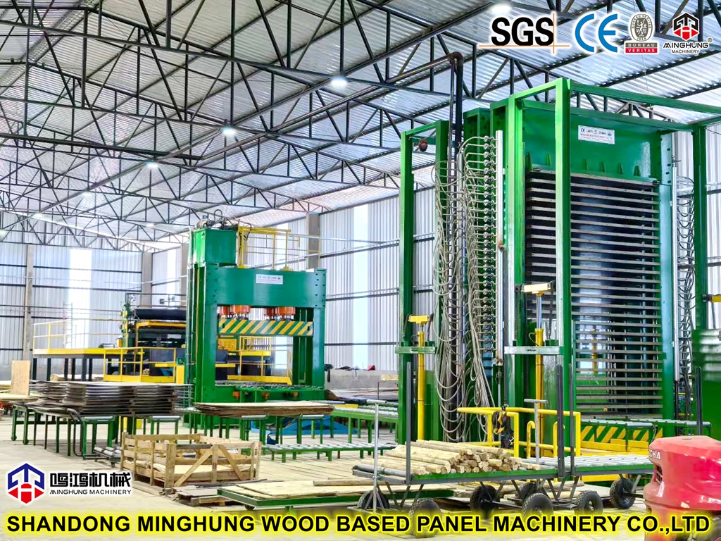 MINGHUNG kontrplak basın hattı