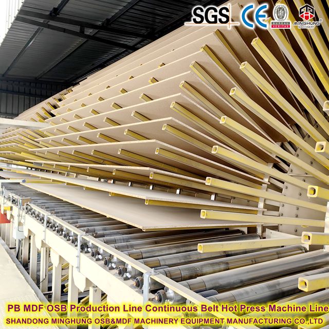PB MDF OSB Üretim Hattı Sürekli Sıcak Pres Makine Hattı
