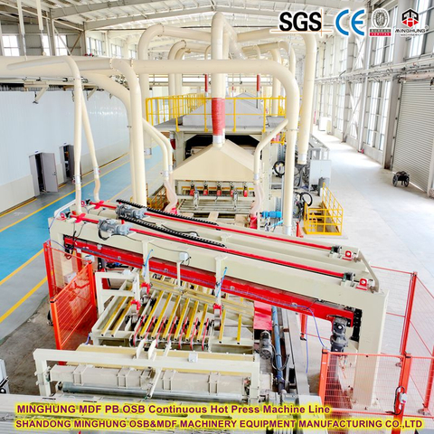 MINGHUNG Yüksek Yoğunluklu Fiber Kuralı (HDF) Üretim Hattı