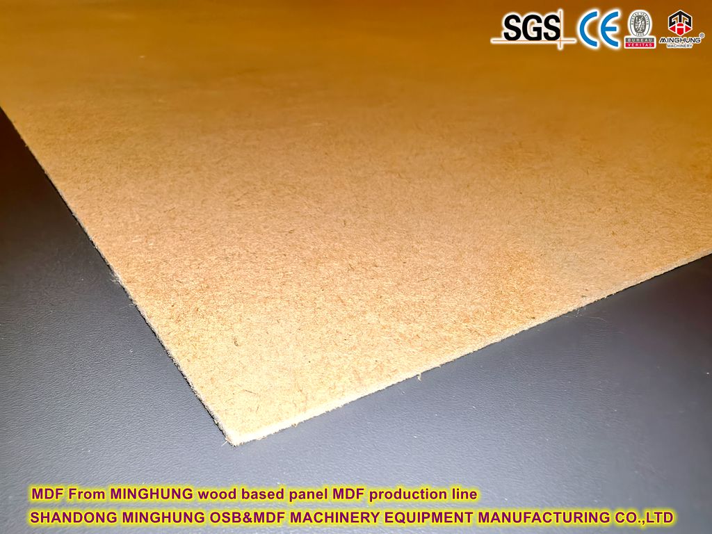 MINGHUNG ahşap tabanlı panel MDF &uuml;retim hattından 3mm 5mmmdf