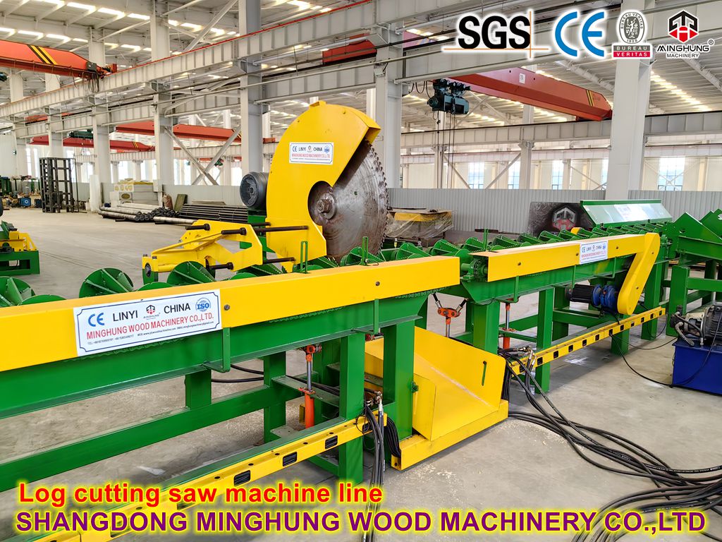 China Minghung Ahşap Günlük Kereste Kesme Makinesi