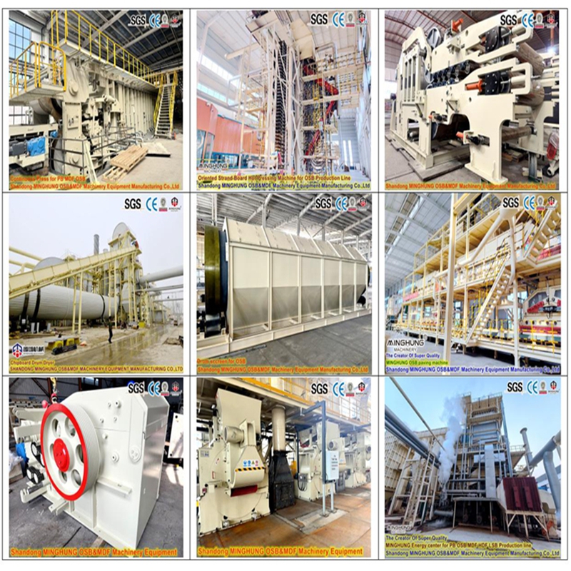 China MINGHUNG MDF PB OSB production line Çin MINGHUNG MDF PB OSB Üretim Hattı