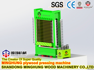 Kontrplak Fabrikası için Hidrolik Pres Makinesi Sıcak Pres