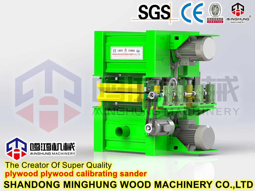 Kontrplak Üretimi için Ağaç İşleme Makinesi Kontrplak Zımpara Makinesi