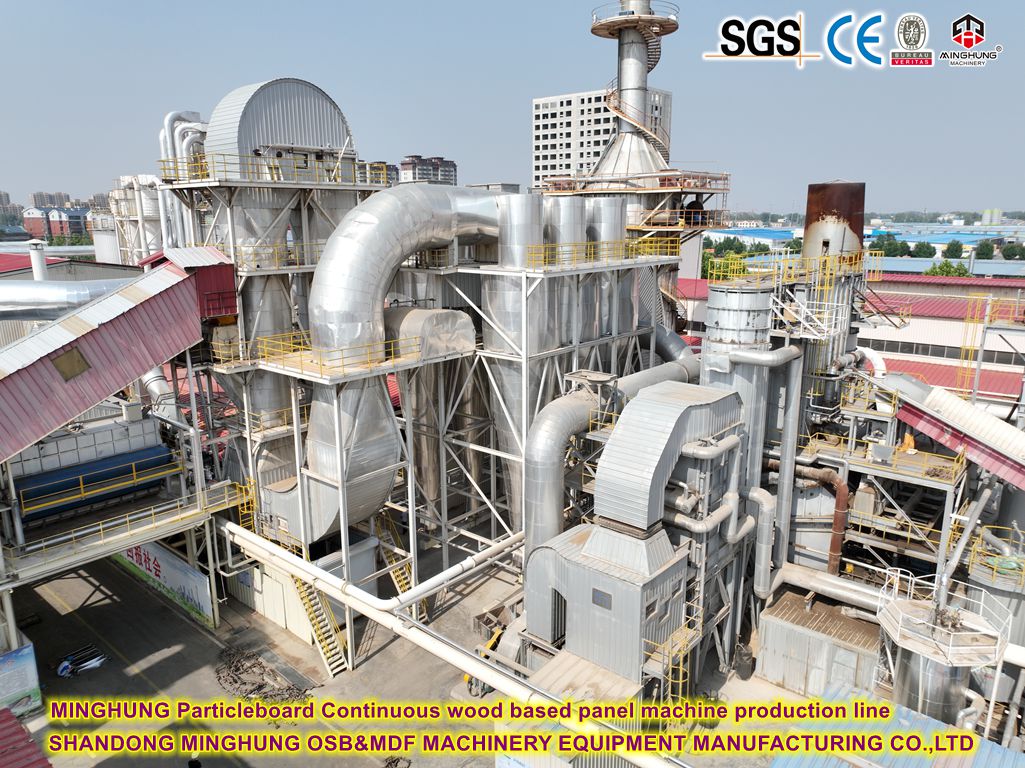 Sunta Sürekli Ahşap Tabanlı Panel Makine Üretim Hattı