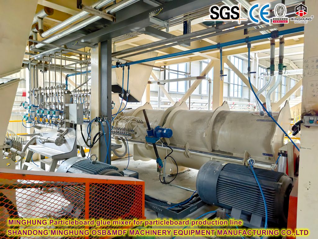 MINGHUNG Parçacık Tahta Üretim Hattı için Partyon Tahta Tutkal Mikseri