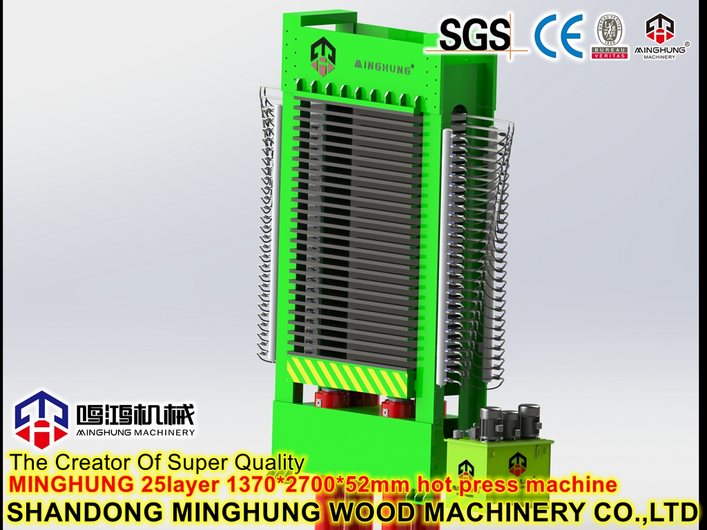 30 açılış kontrplak sıcak pres makinesi