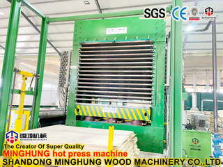 Ticari Lamine Kontrplak için Kontrplak Makinesi Sıcak Pres Makinesi