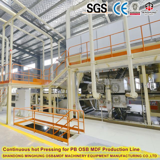 CE Sertifikalı Ahşap Tabanlı Panel Sürekli Sıcak Pres Güvenlik Kilitleri 