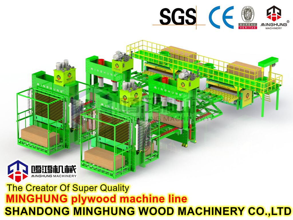 Kontrplak Kereste Fabrikası Endüstrisi için Çin Kontrplak Makinesi