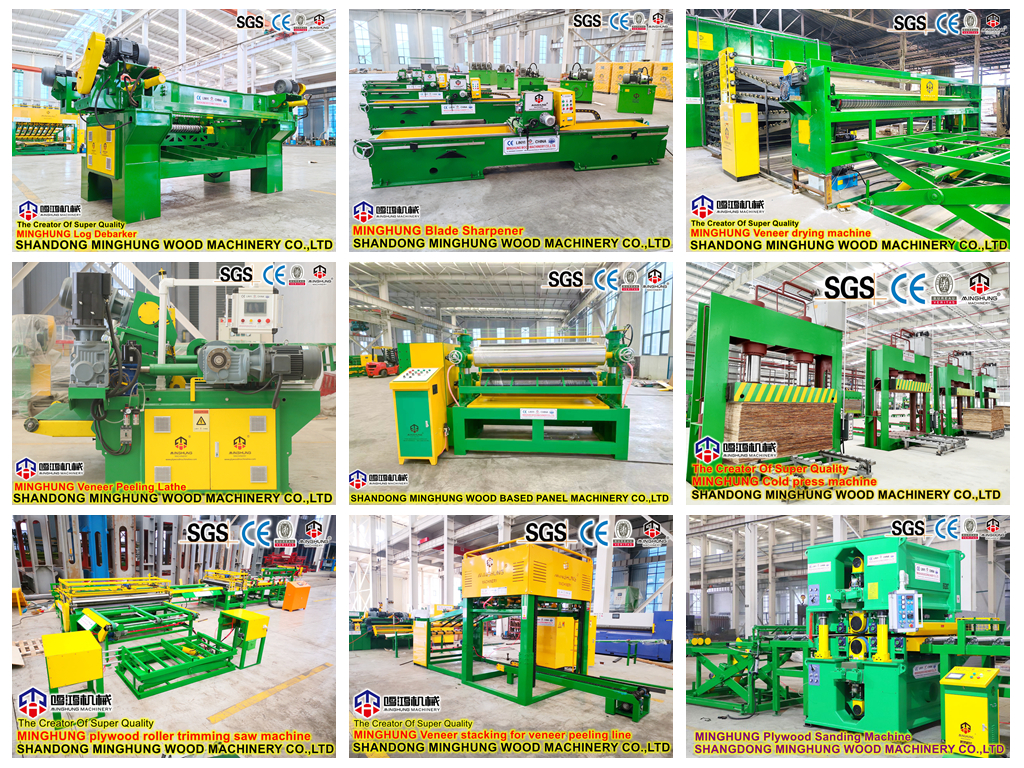 Geri Dönüşümlü Ahşap Yüksek Verimli Kontrplak Üretim Sistemi