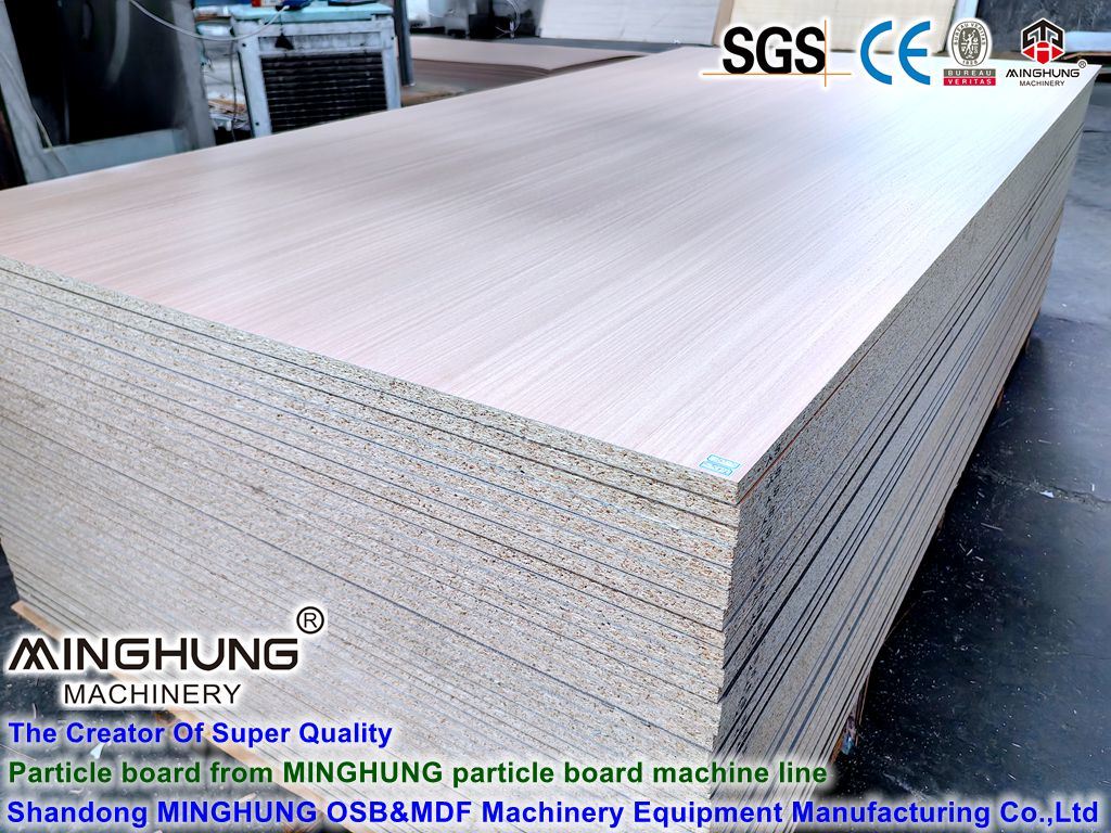 China Minghung Wood Board Üretim Hattı