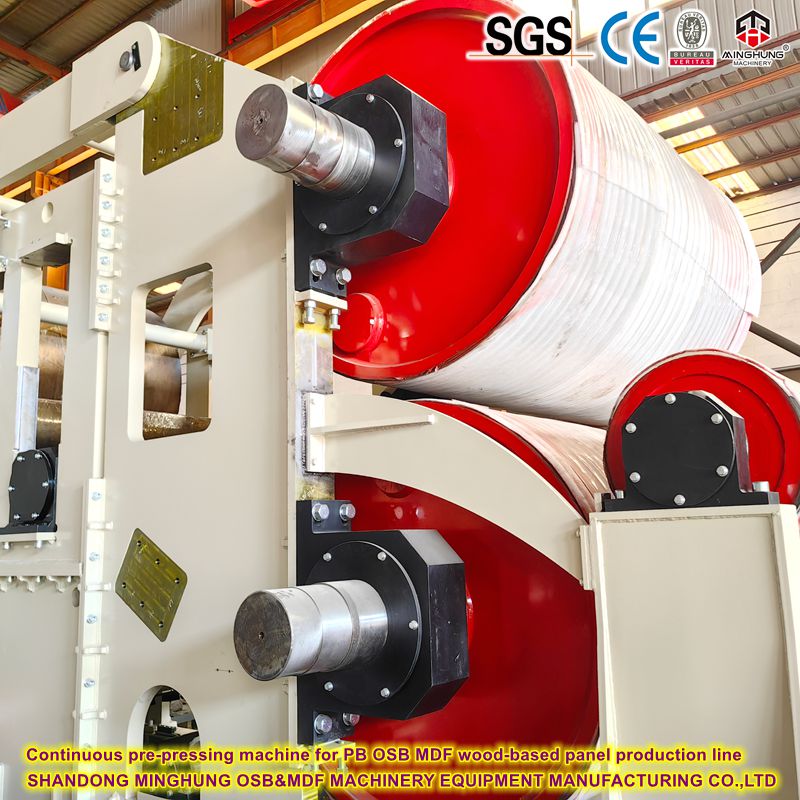 PB OSB MDF Ahşap Tabanlı Panel Üretim Hattı için Sürekli Ön Presleme Makinesi