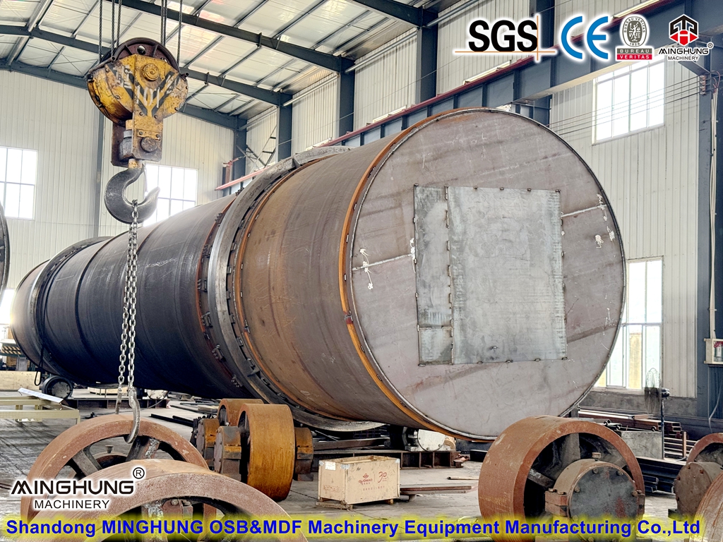 cips şeritleri için döner tamburlu kurutucu