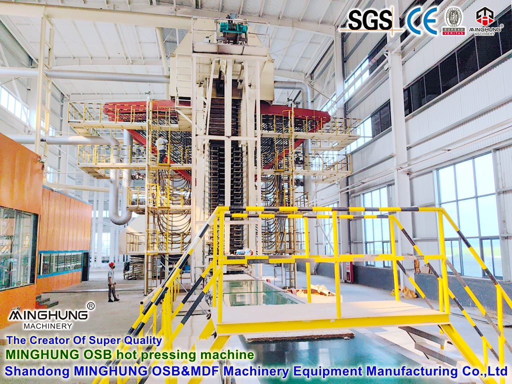 OSB yapımı için OSB sıcak pres makinesi