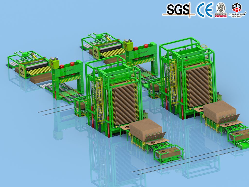 Çin Profesyonel Fabrikasından Ahşap Esaslı Panel Kontrplak Yapma Makineleri