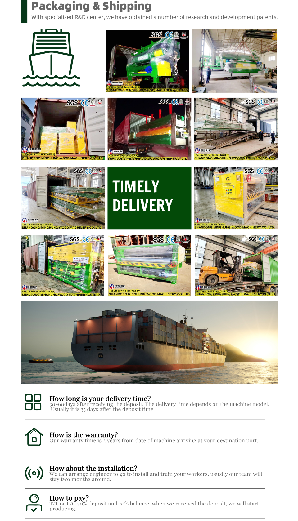 7-31Shandong Minghung OSB MDF Makine Üretim Tesisi 