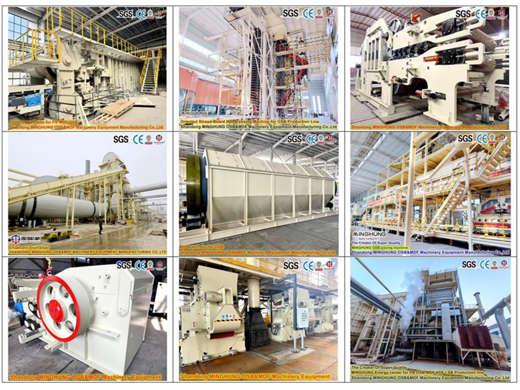 Çin MINGHUNG PB MDF OSB Üretim Hattı 