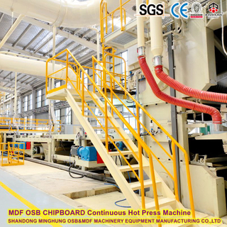  Yüksek Hızlı MDF Sürekli Pres Günlük 25000㎡ Otomatik kalibrasyon 