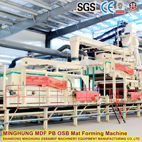 25mm kalınlık 830kg/m³ hdf üretim hattı