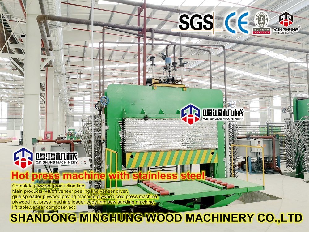 Kontrplak Laminasyon Sıcak Pres Makinesi Fromchina Profesyonel Fabrika