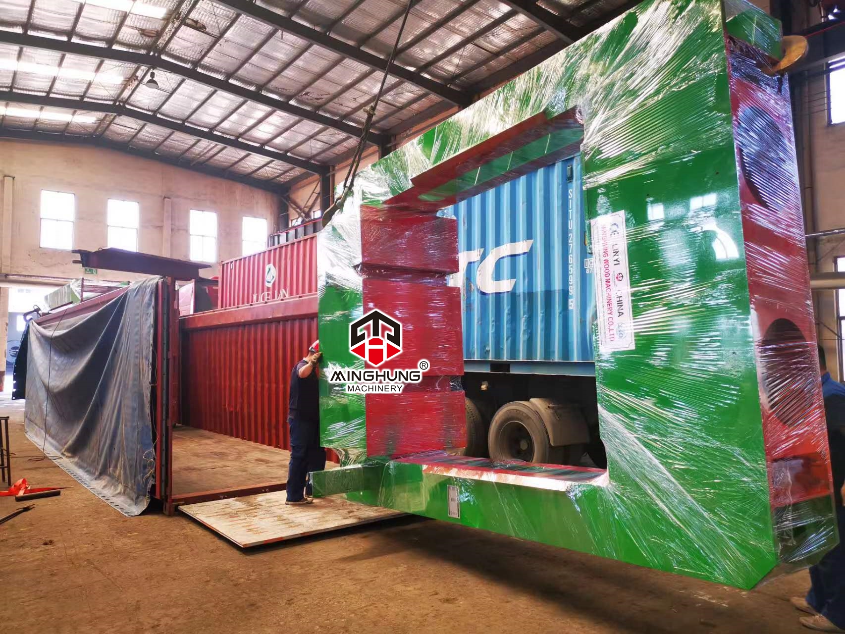 Sıcak pres makinesi yükleme