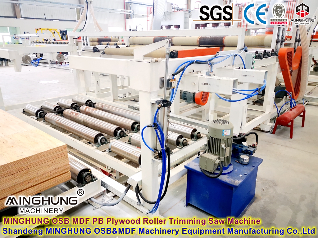 MINGHUNG PB OSB MDF Silindir Kesim Testere Makinası