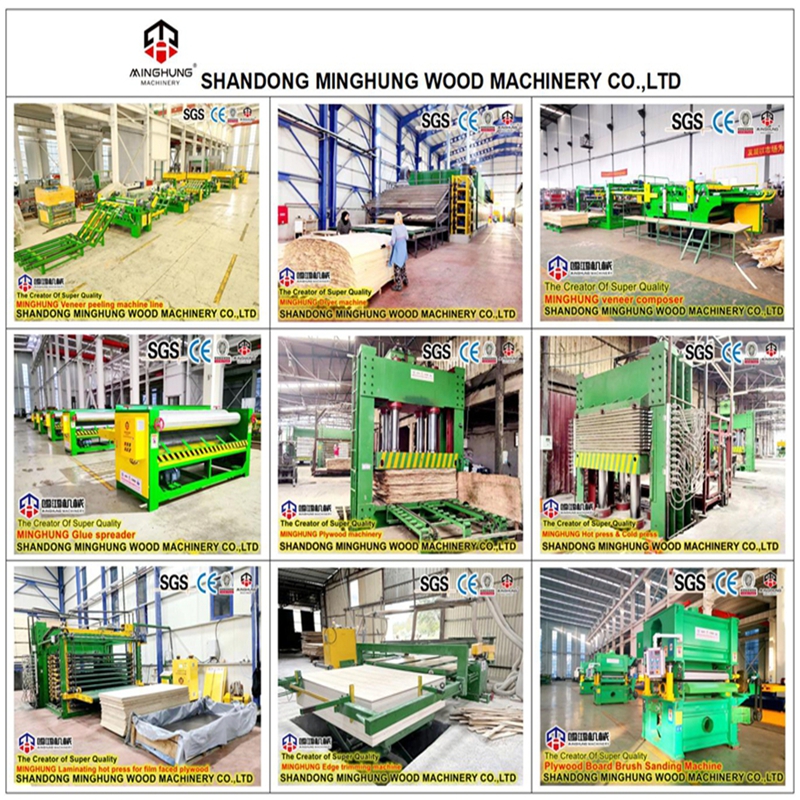 China MINGHONG plywood machine Kontrplak Makinesi Çin Minghong