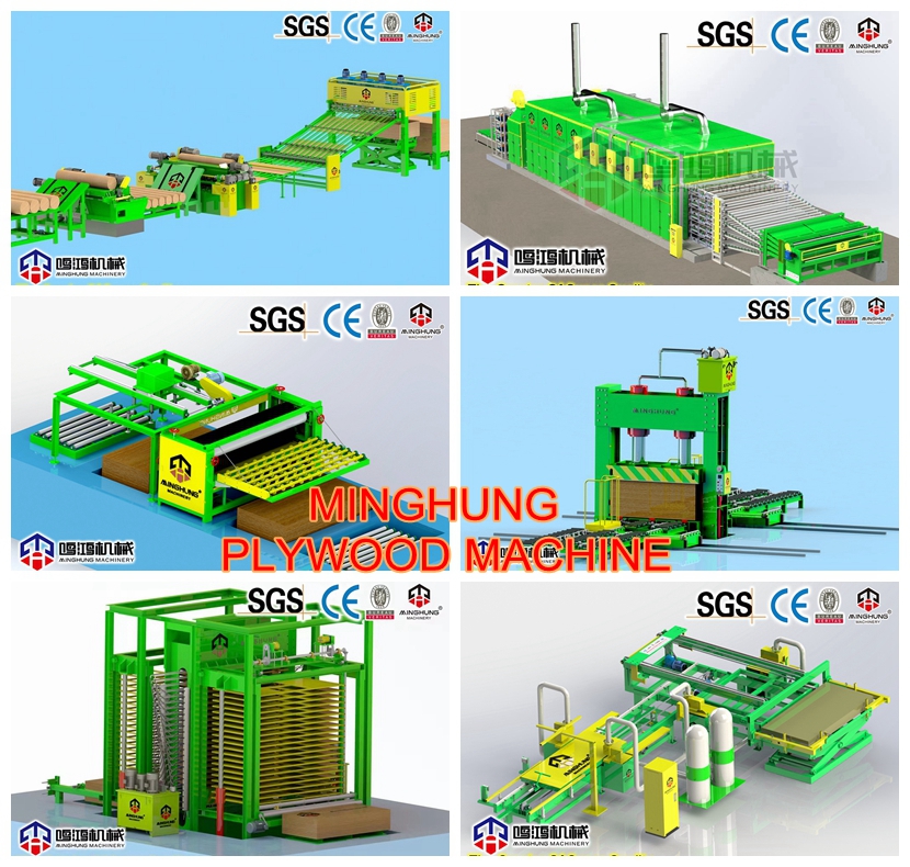 MINGHUNG KONTRPLAK MAKİNESİ 3D ÇİZİMİ