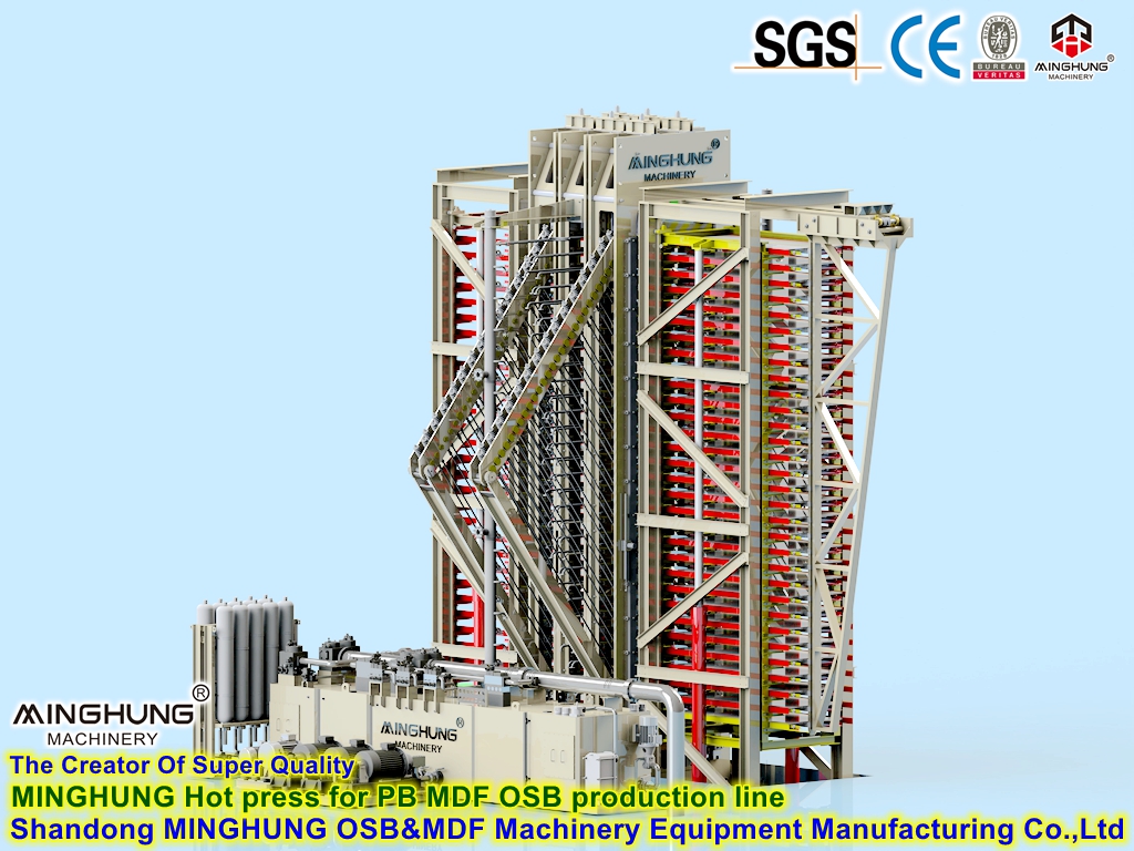 Çin Fabrikası Uygun Maliyetli Parçalayıcı, Kurutucu, Yapıştırma Mikseri: MDF / OSB / Sunta Üretim Makinesi Hattı