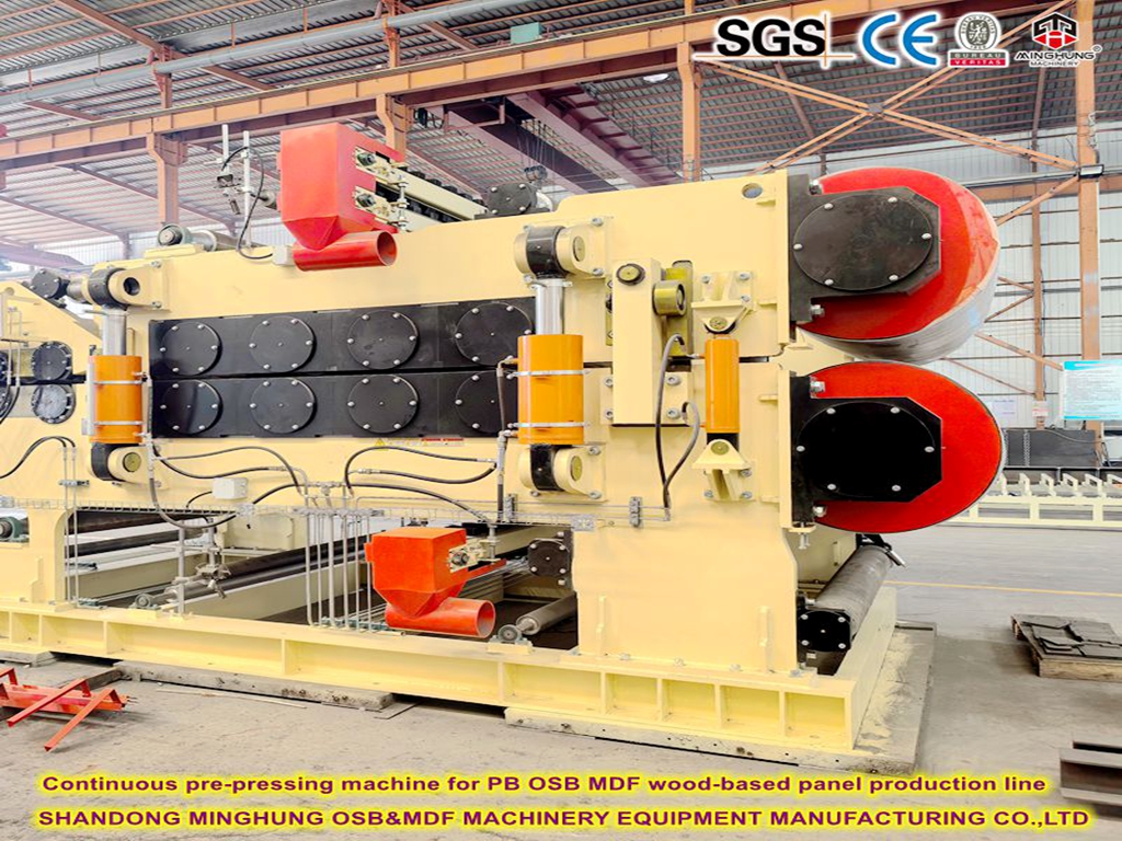 PB OSB Ahşap Tabanlı Panel Üretim Hattı için Sürekli Ön Presleme Makinesi
