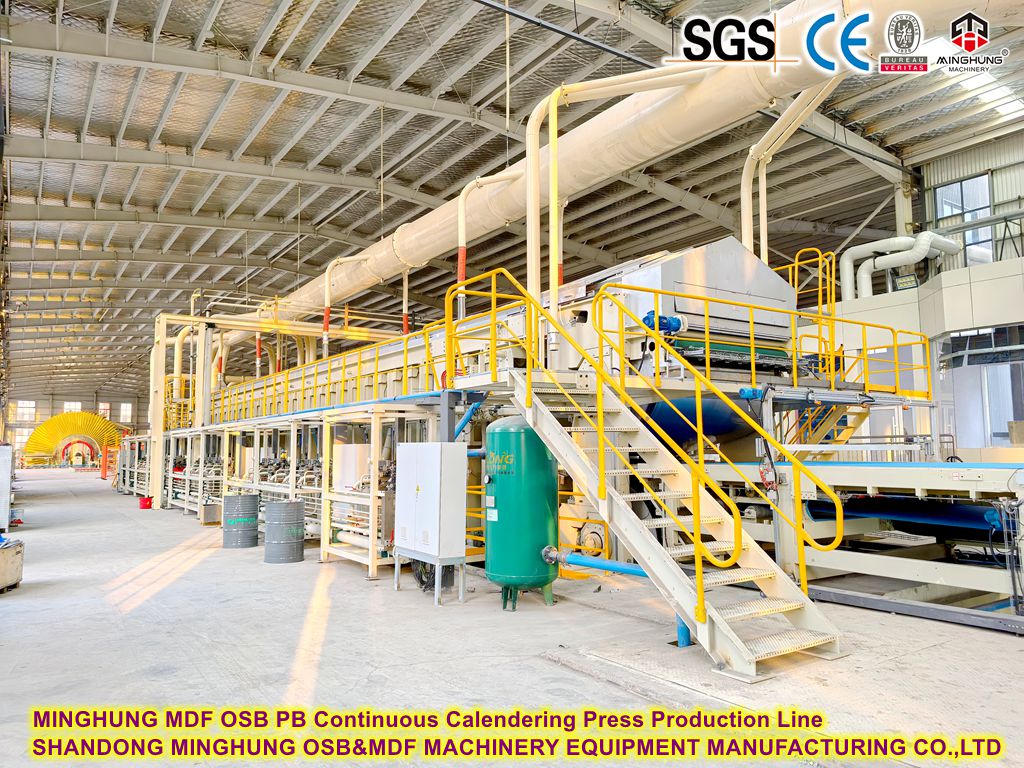 MINGHUNG MDF OSB PB Sürekli Takvim Pres Üretim Hattı